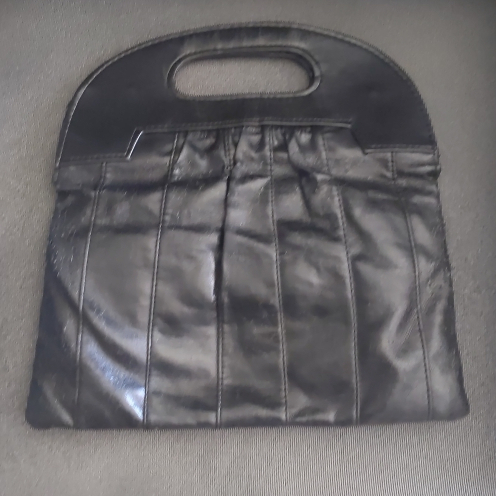 A Renee Creation vintage black clutch bag.